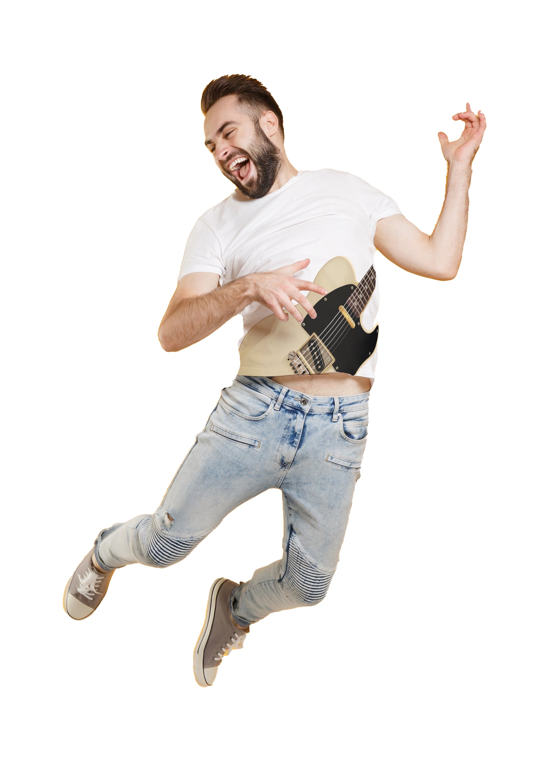 Air Guitar Tee's. Rick Parfitt edition.