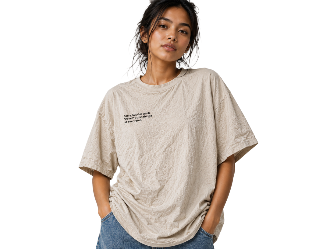 Witty Earth humour_non-ironed Tee