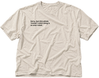 Witty Earth humour_non-ironed Tee