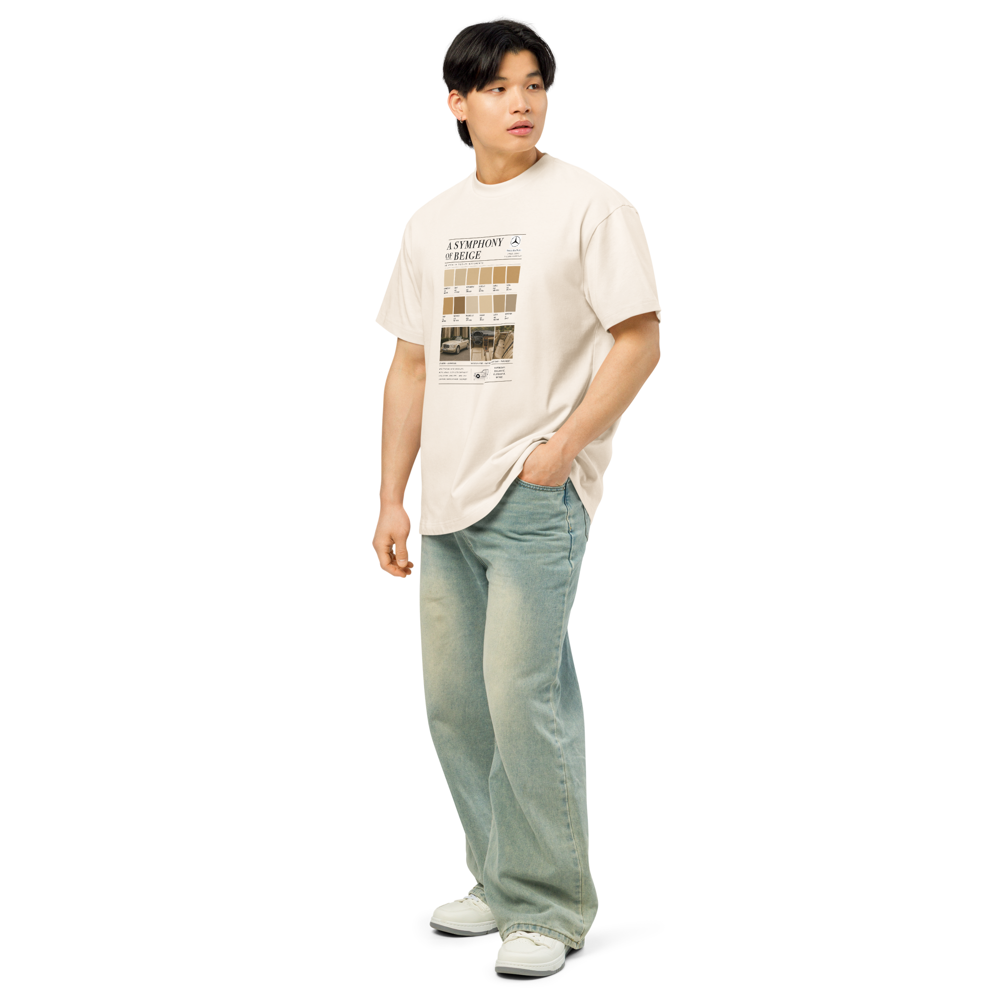 Peter's Beige Mercedes t-shirt