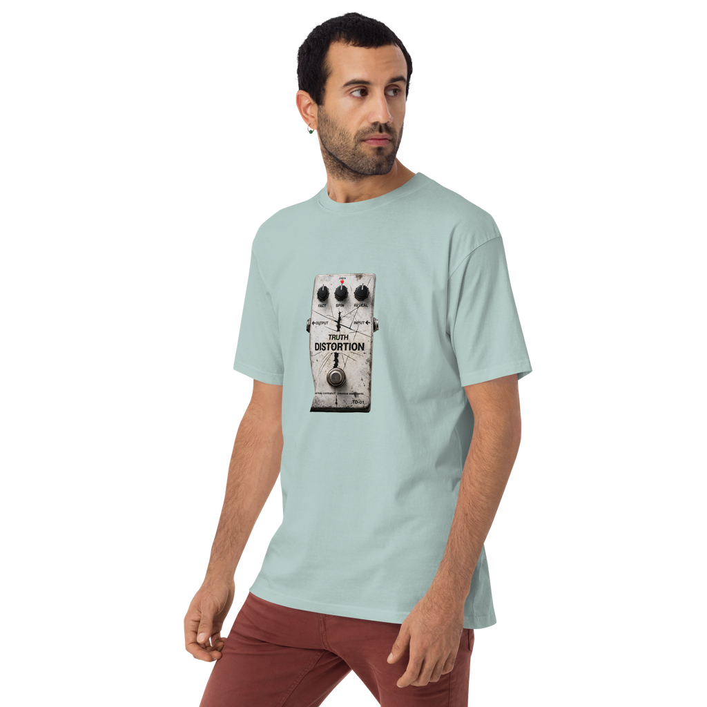 Distortion pedal premium heavyweight tee