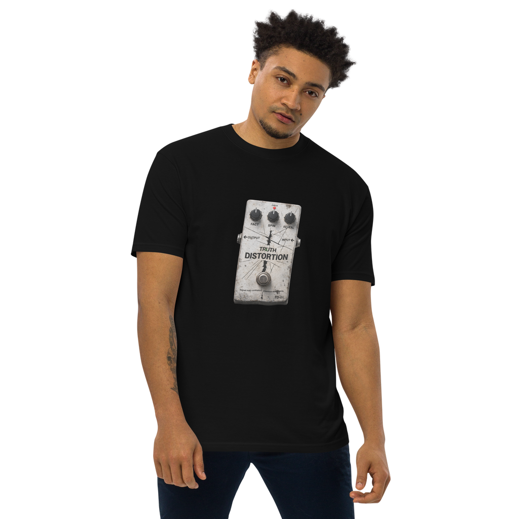 Distortion pedal premium heavyweight tee