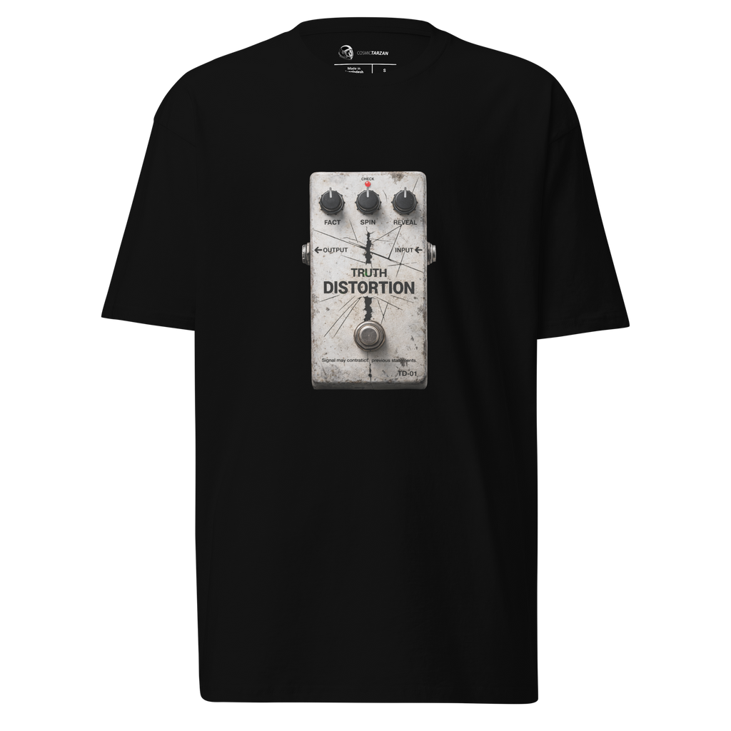 Distortion pedal premium heavyweight tee