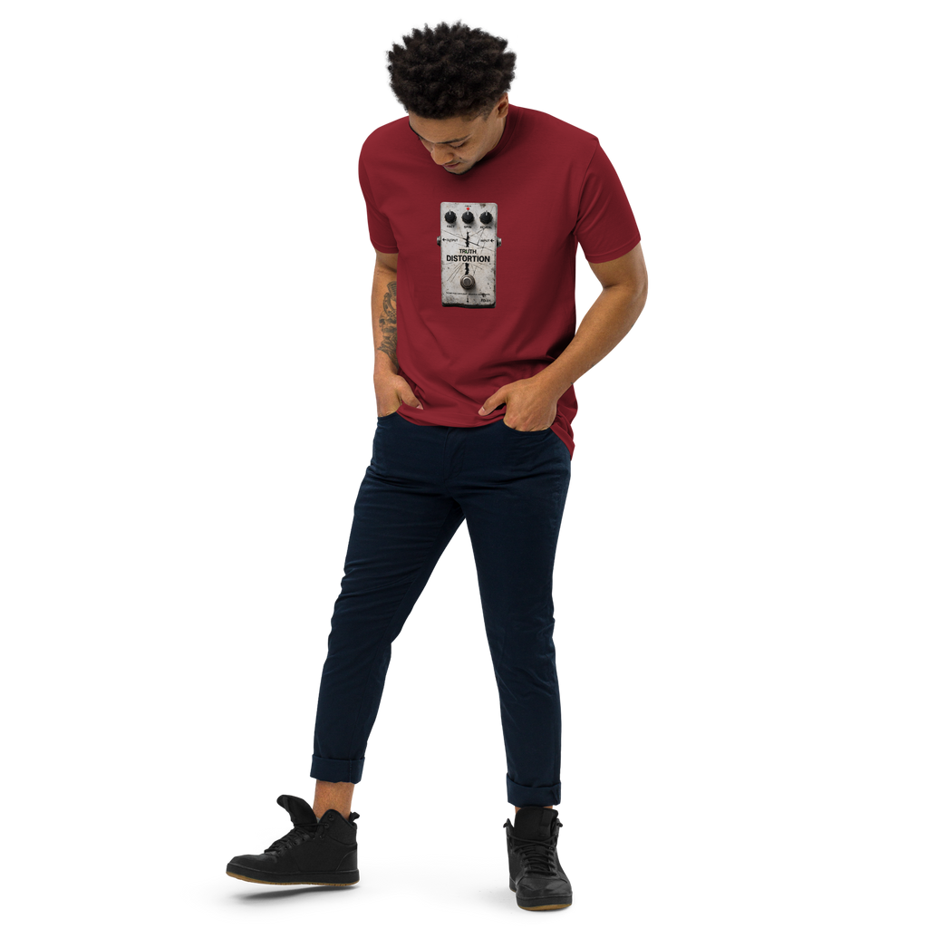 Distortion pedal premium heavyweight tee