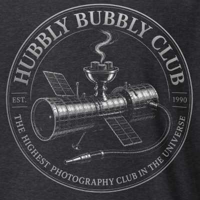 Cosmic Tarzan Hubble telescope photography club Tee
