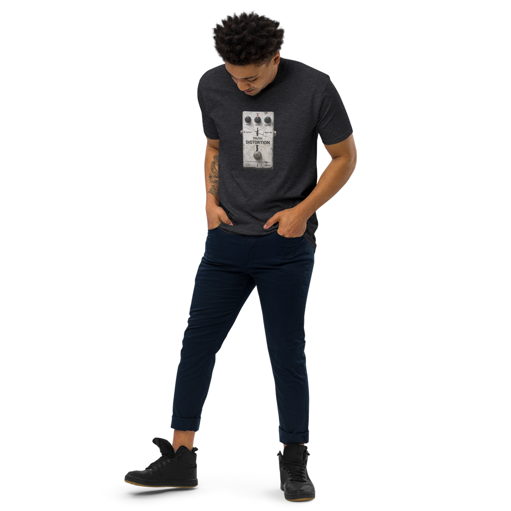 Distortion pedal premium heavyweight tee