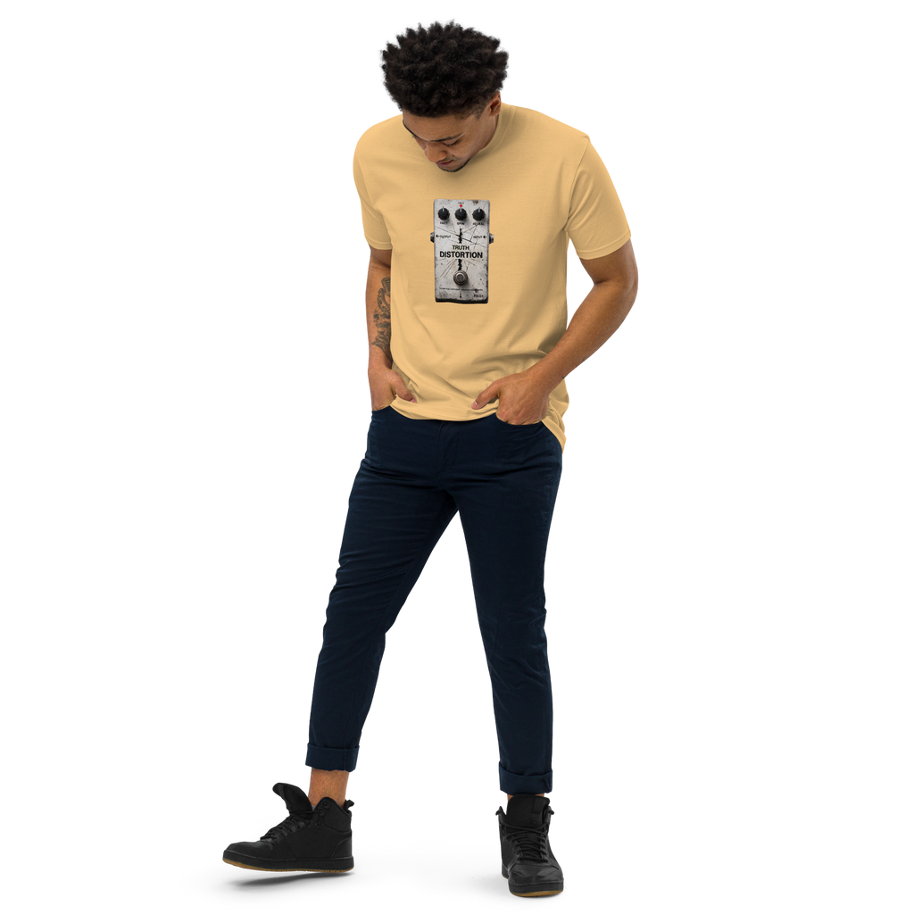 Distortion pedal premium heavyweight tee