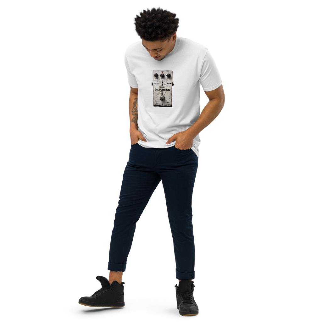 Distortion pedal premium heavyweight tee