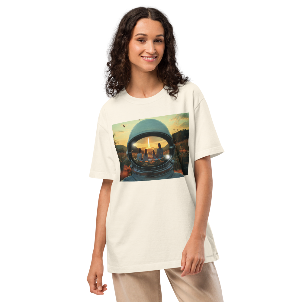 Oversized t-shirt for any sex.