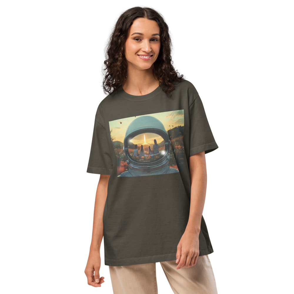 Oversized t-shirt for any sex.