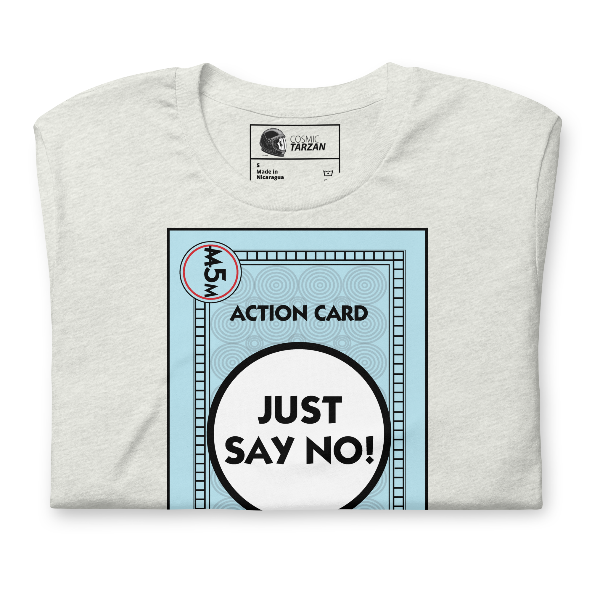 Cosmic Tarzan Just Say No! womens T-shirt
