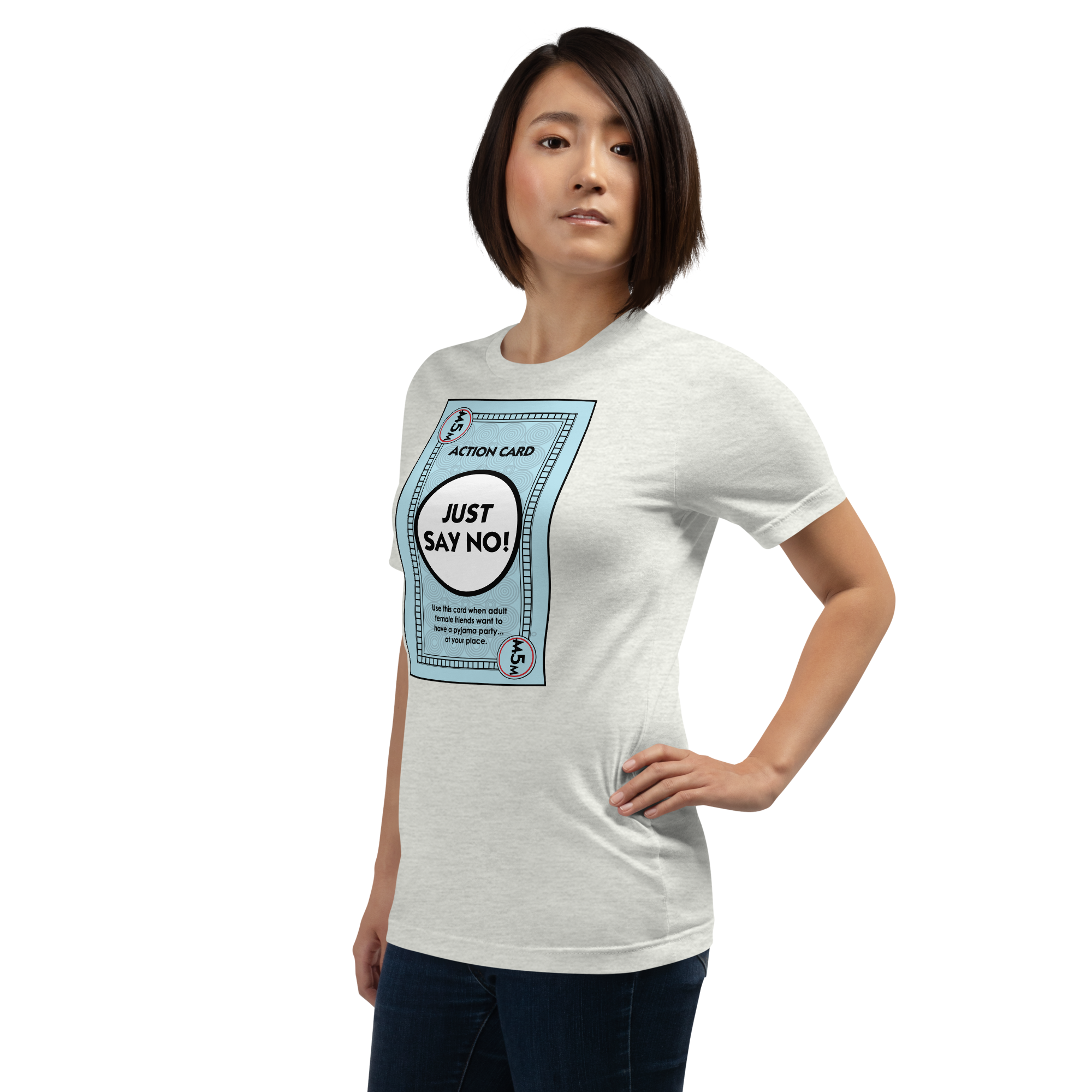 Cosmic Tarzan Just Say No! womens T-shirt