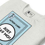 Cosmic Tarzan Just Say No! womens T-shirt